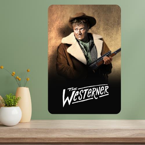 The Westerner Classic TV Show Metal Poster Sign 20x30cm(7.8x11.8inch)