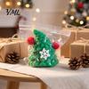 Holiday Party Favors Christmas Snowman Stress Relief Toy, Soft Xmas Tree Squeeze Portable Toy Cat Paw Sensory Fidget Relievers