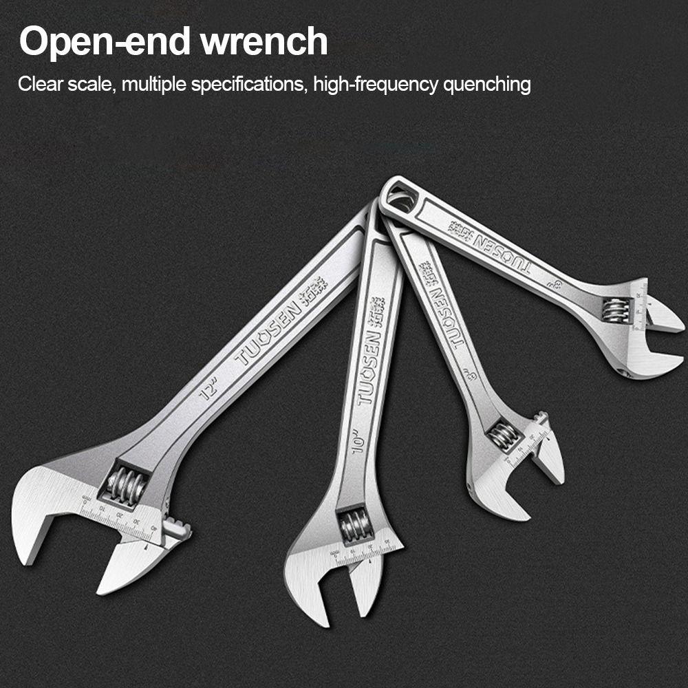 High-Carbon Steel Spanner Long Handle Heavy Duty Wrench New Repair Tools