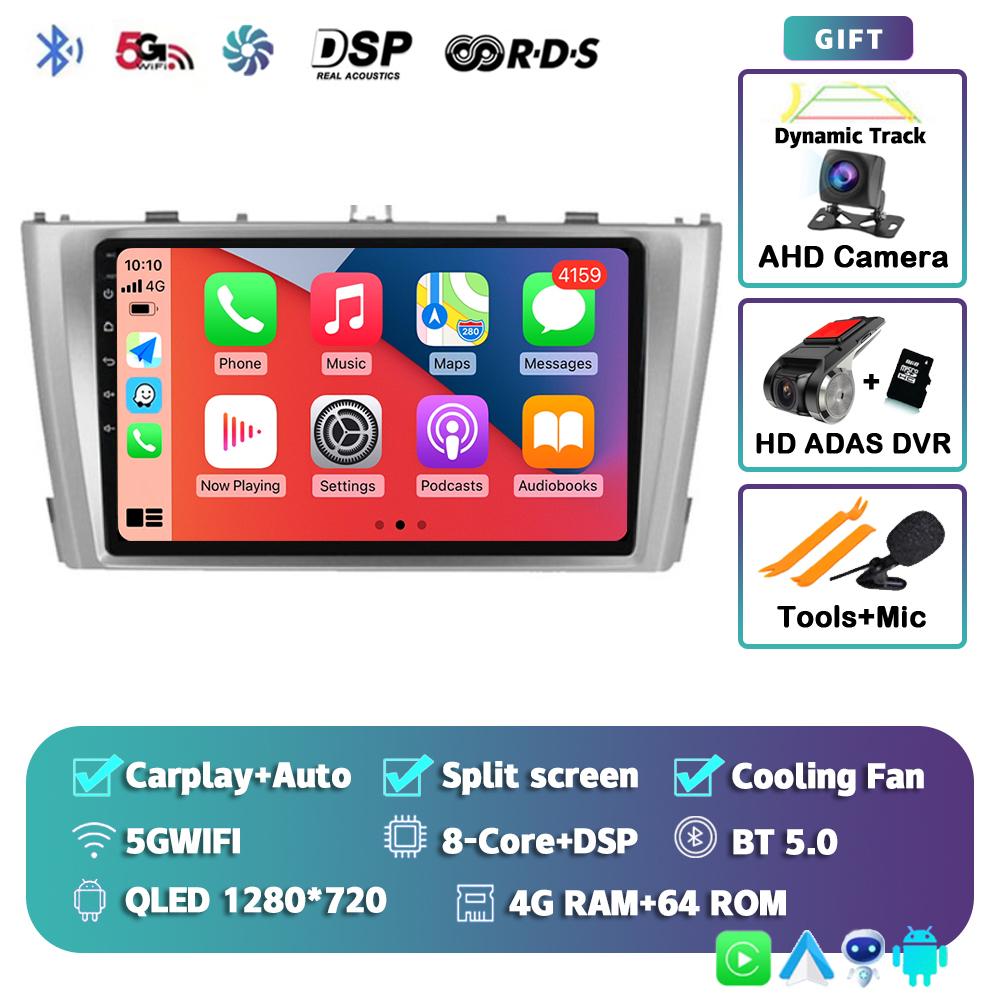 Android 14 Carplay Auto Radio Auto Pentru Toyota Avensis T27 2009 2010 2011 2012-2015 Navigație GPS Player Multimedia DSP Stereo 4G