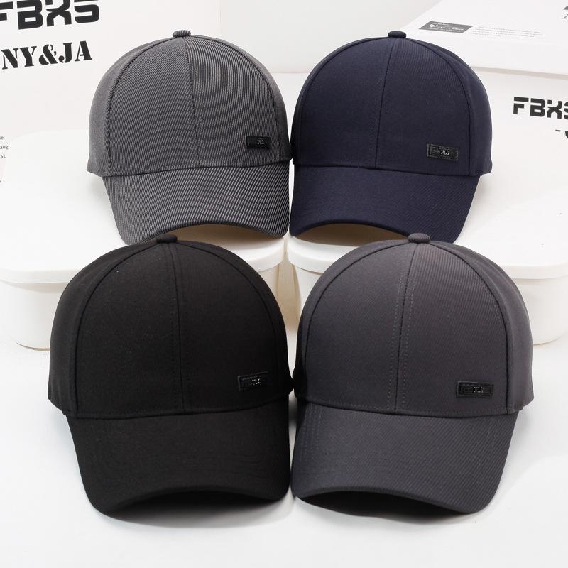 Hat Middle-Aged Men'S Spring And Autumn Baseball Cap Trendy Outdoor Casual Versatile Middle-Aged And Elderly Hard Top Cap