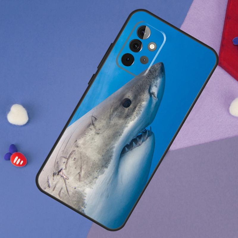 Ocean Shark Tooth Fish Case For Samsung Galaxy A55 A35 A32 A12 A22 A52 A06 A54 A34 A14 A56 A36 A26 A16 A13 A53 A15
