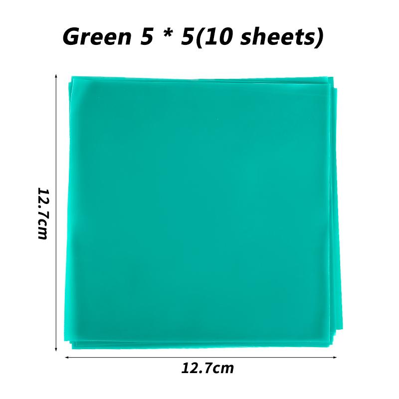 10Pcs Dental Rubber Dam Natural Latex Barrier Sheet 5x5 6x6 Inch for Dentist Oral Care Surgical Supplies