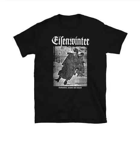 Satanic Warmaster Černé Heavy Metalové Pánské Módní Tričko s Krátkým Rukávem Bavlněné Tričko Topy Harajuku Streetwear Hip Hopové Tričko