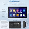 7' HD Car Stereo with CarPlay, Android Auto, Backup Camera, Bluetooth, GPS Navigation, FM/AM for All Vehicles