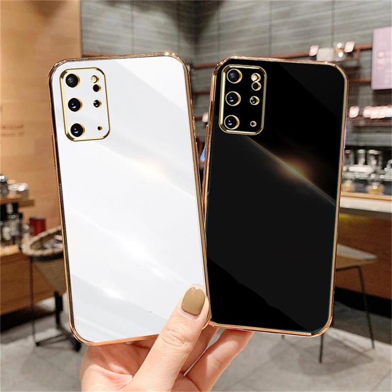 Solid Plating Lens Protection Case For Samsung Galaxy A53 A33 A73 A23 Xiaomi Redmi Note 11 10A 10C OPPO Realme C21Y A54 A94 iPhone 13 12 11 Pro Cover