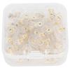 100Pcs Earring Backs Replacement Pierced Backing Stopper Boxed DIY Material Jewelry Accessories