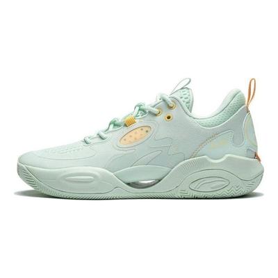 Li Ning Wade Allday Trwałe Oddychające Niskoprofilowe Buty do Koszykówki Męskie Sneakersy Zielone ABPT007-3