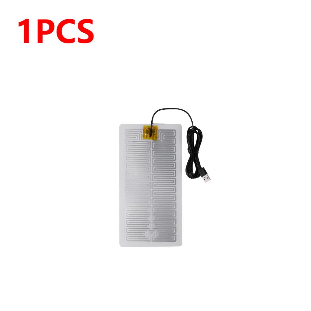 1-10PCS 5V USB Heating Pad Plug And Play Warm Plate Heater Sheets for Mouse Pad Mats Reptiles Supplies Plant Warm Heating Pad