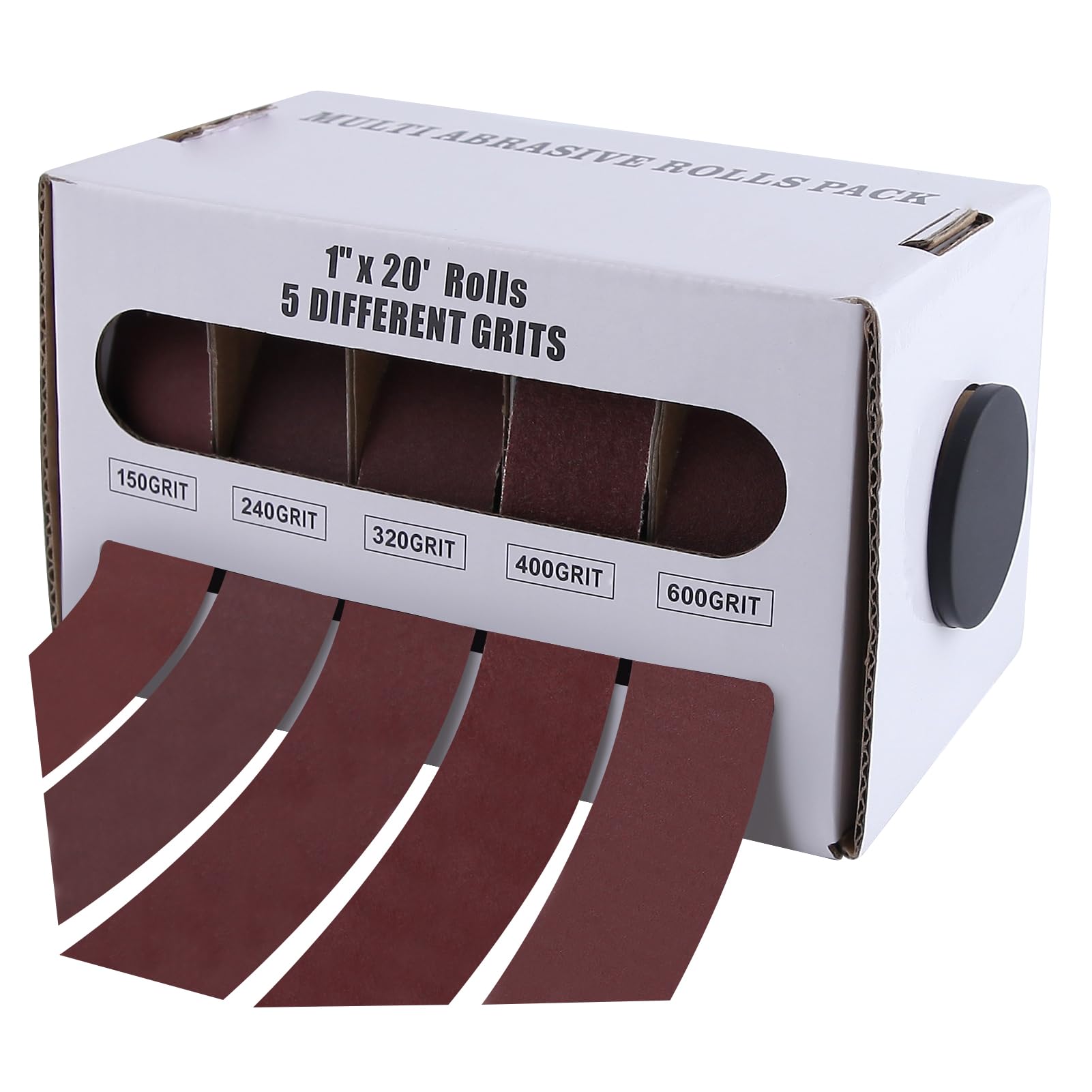 

GOLD DEER Boxed Sanding Roll Sandpaper Sandpaper Emery Roll Boxed Sanding Sanding Retractable Sanding 600 Grit Sandpaper Wood and Metal Polishing рожевий