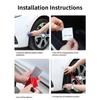 Universal Wheel Fenders Trim Protective Strips Heat Resistant PVC Wheel Eyebrow Protector For Vehicle Appearance