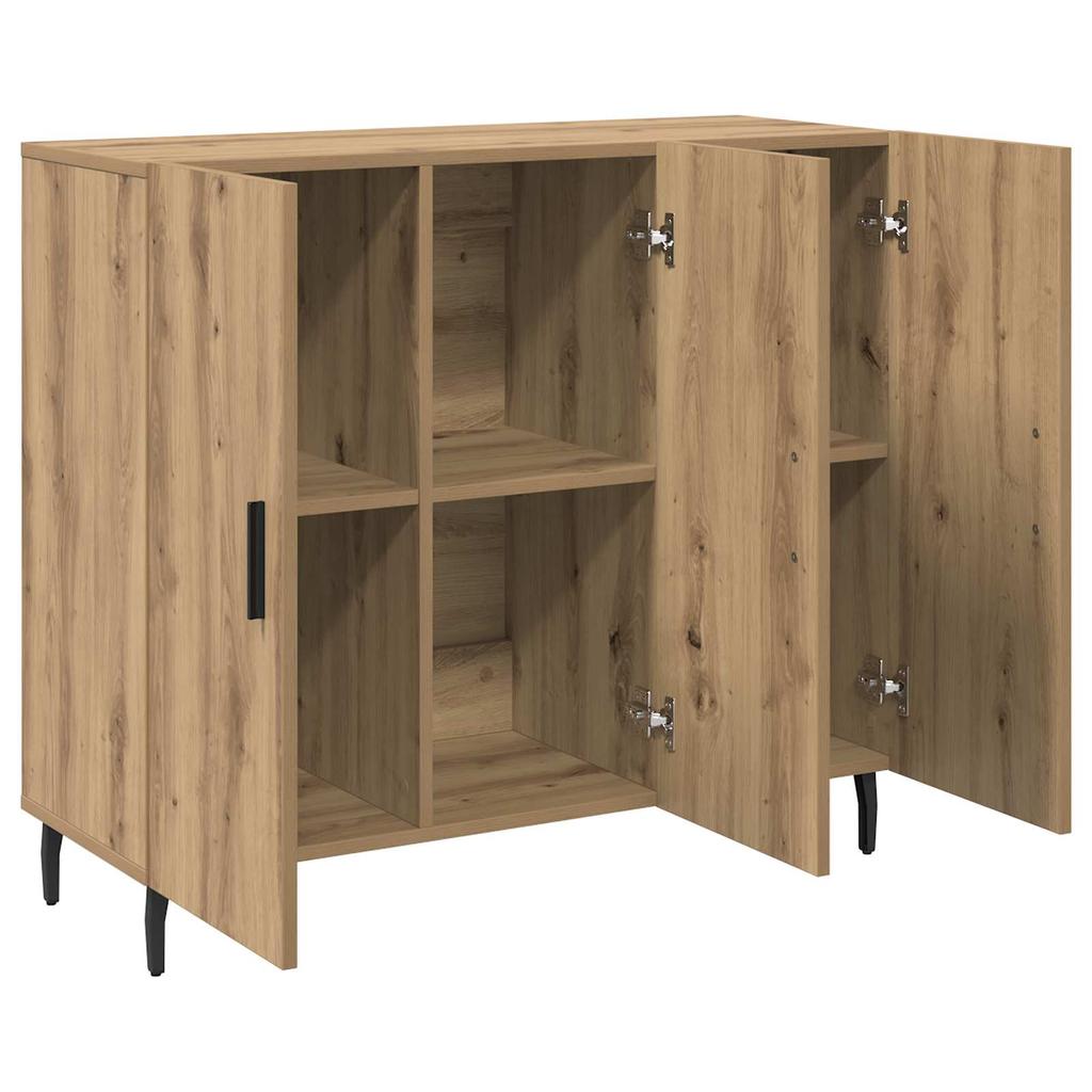 Sideboard Artisan Oak 90 X 34 X 80 Cm Engineered Wood