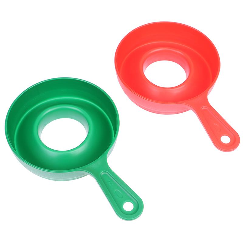 Vikbar teleskopisk plasttratt för bred mun och burkar. Hopfällbar tratt med lång hals. Vätskepåfyllningsgadget. Köksredskap