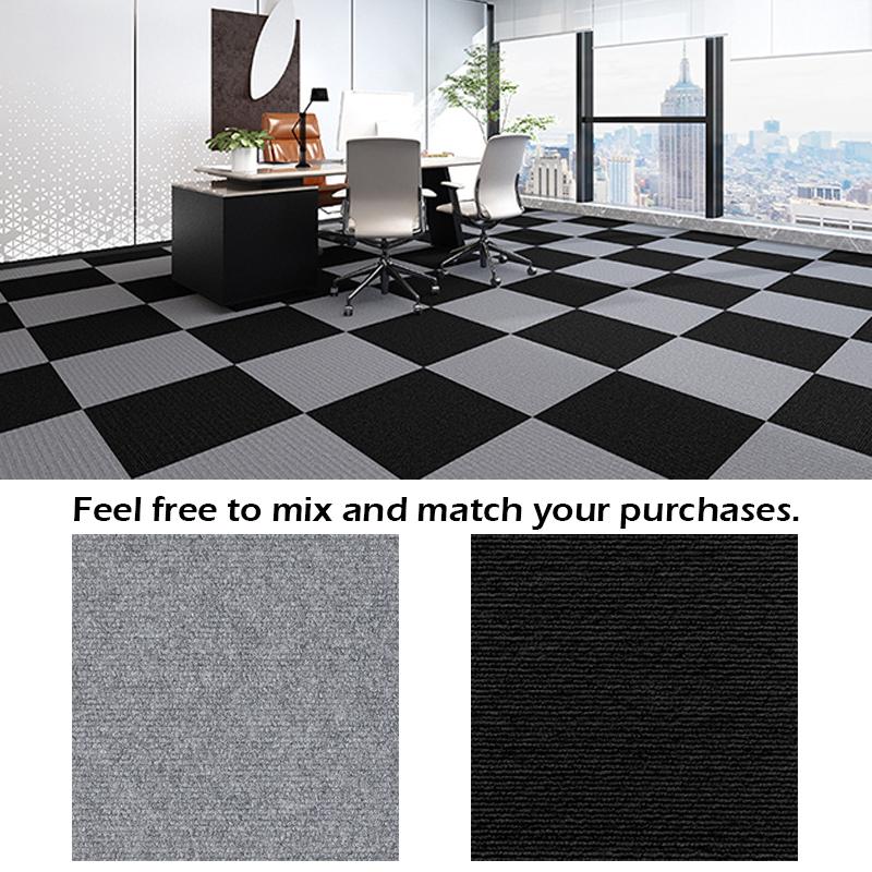30cmX30cm Self-adhesive Anti Slip Splicing Block Floor Mute Rug Bedroom Mat Carpet Water Absorption Kitchen Living Room Home