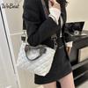 Tasarım Lingge Kapitone Yastıklı Büyük Tote Naylon Kadın Çanta Lüks Tasarım Omuz Crossbody Çanta Alışveriş Çantası