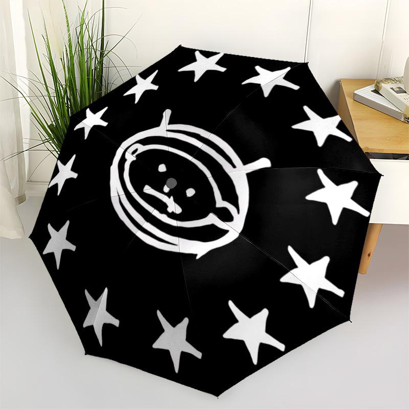 

1pc Astronaut Star Automatic Open/Close Umbrella - Portable Collapsible Umbrella with 8-Rib Stability, Fashion Lovers yy251017122