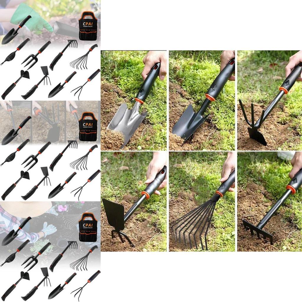 Durable Cast Iron Gardening Shovel Essential Tool For Digging And Planting Soil