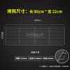 Stainless Steel 304 Food Grade BBQ Charcoal Grate Barbecue Grill Wire Net Mat Grid Mesh Net with Two Handles for Handy Use