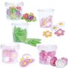 Wafer Decorations Set Leaves and Flowers
