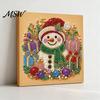 Faux Pearl Painting Kits for Adults Christmas Art Kit, DIY Santa Tree Festive Projects 3D Holiday Wall Decor Craft Kit Adults, Handmade Gift Relaxing
