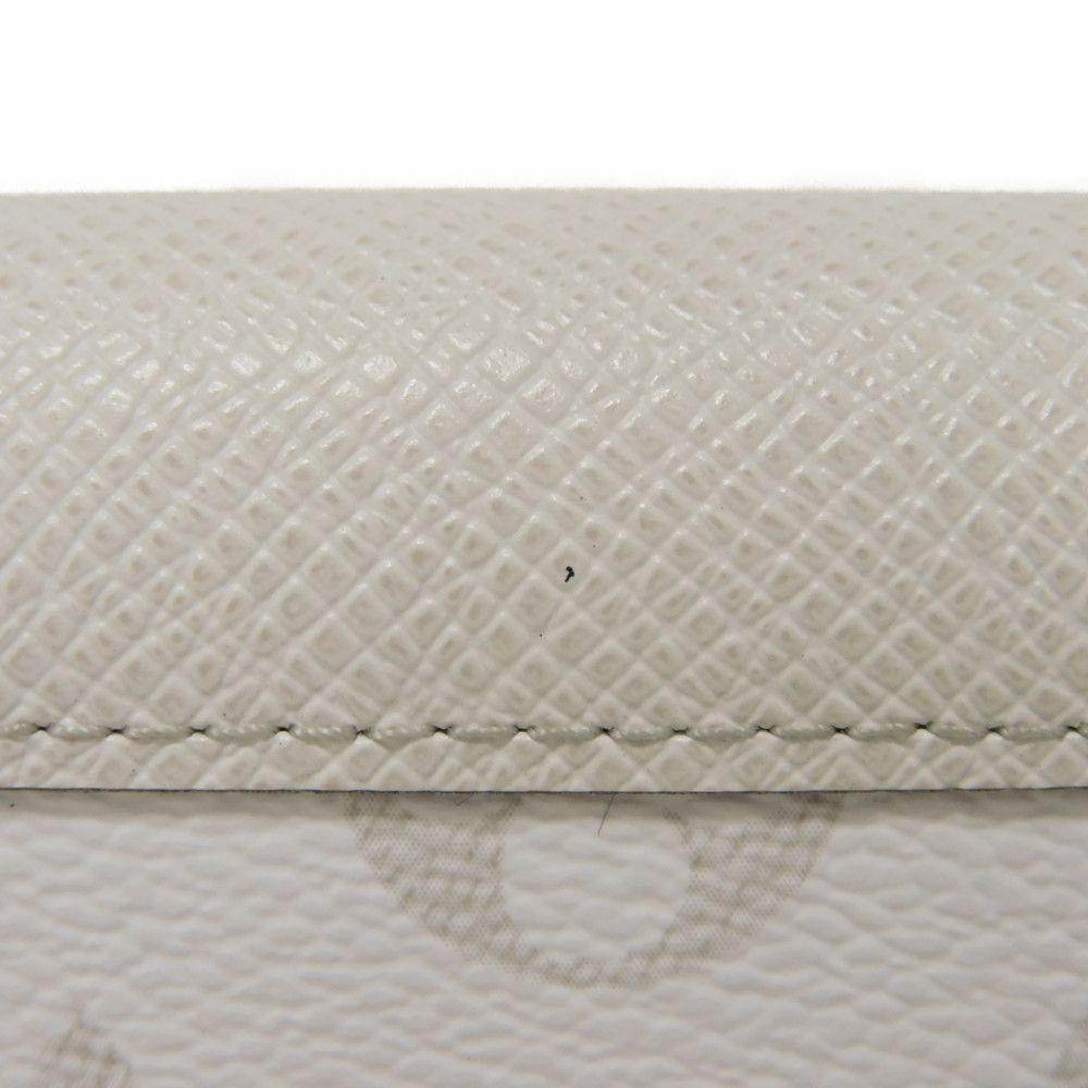 Used 12564 Zippy Wallet Horizontal M14127 7940 Japan Exclusive RFID IC Chip Taiga Rama Monogram Optic White Men's from