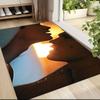 Sunset Romance Carpet Rug Soft Washable Anti Slip Home Living Room Sofa Mats Personalized Christmas Rug