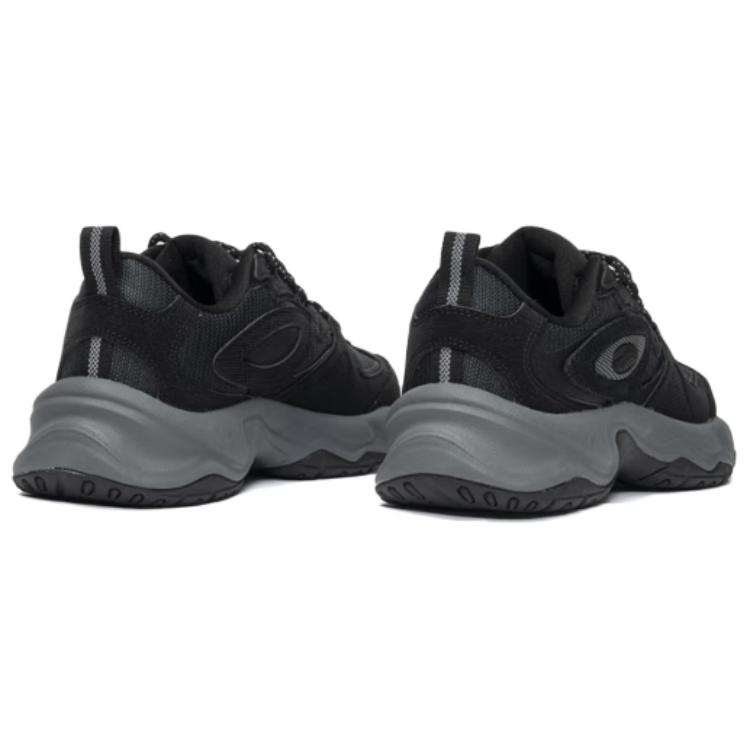 Li Ning Cushioning, Wear Resistant Low top Casual Shoes Unisex Black AGCV245-1
