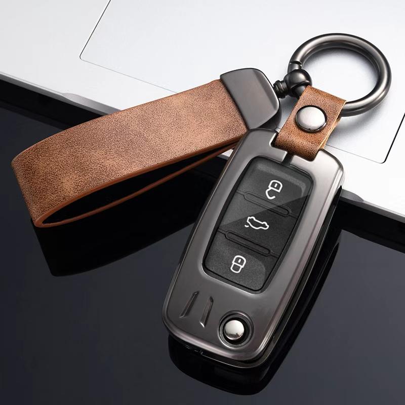 New Car Remote Key Case Cover For Volkswagen VW Polo Golf Passat Tiguan Beetle Caddy T5 Up Eos Skoda Octavia Seat Leon Altea