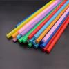 Disposable Plastic Flat Mouth Straight Tube  Milk Tea Straw