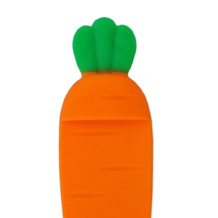 Decorative Bookmarks Carrot Page Markers Silicone Bookmarks Simple Book Markers Creative Bookmarks for Reading