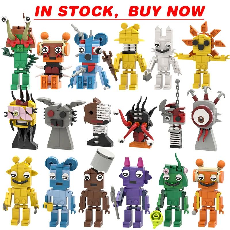 New I Sprunki Figures Building Blocks Dark Horror Sprunki Toy Set Simon Wenda Figure Construction Toy Xmas Easter Gift