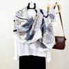 New Niche Retro Cotton and Linen Long Scarf for Women Creative Light Luxury Temperament Scarf Travel Photography Matching Shawl