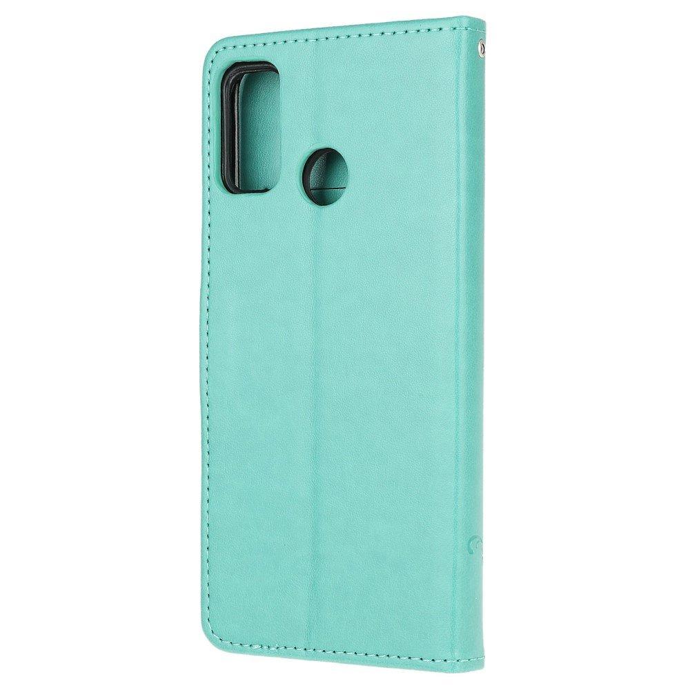 Flip Case for Motorola Moto G30 / G10, Butterfly, Green