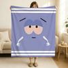 Cartoon Funny T Towelie Blanket Soft and Skin Friendly For Couch Bed Napping Bedspread All Seasons Comforter
