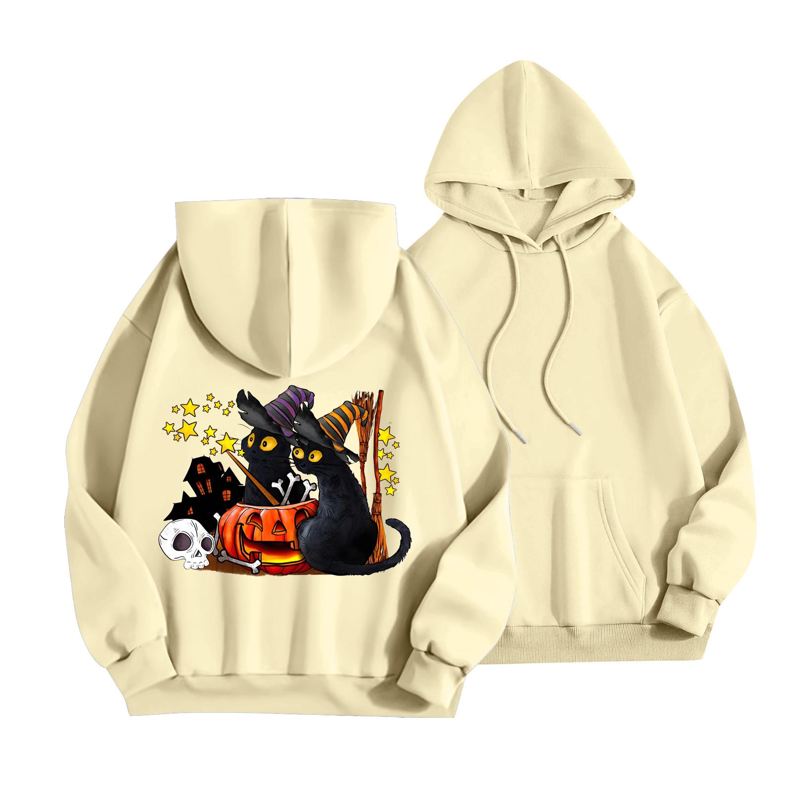 

Women s Printed Round Neck Pullover Sweatshirt Hooded Drawstring Sweatshirt Top XXL бежевый