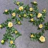 Artificial Rose Vine Wall Hanging for Indoor Decoration