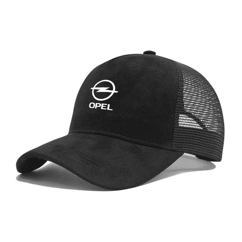 Fashion Opel Logo High-quality Suede Mesh Baseball Hat Letter Embroidery Design Outdoor Sport Cap For Opel Astra Insignia Vivaro