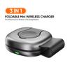 MINI Foldable Travel Charger | Compact Size Magnetic Wireless Charger for Smartphones Earphones Smartwatches