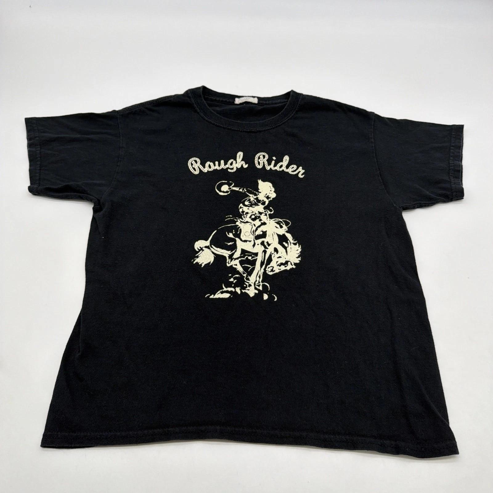 J Galt T-shirt Women S Black Graphic Print .#42398 S