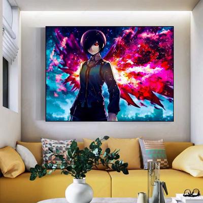 Kreuzstich-Diamantbild, Heimdekoration, Stickerei, Animation, Tokyo Ghouls, Gemälde, handgefertigt