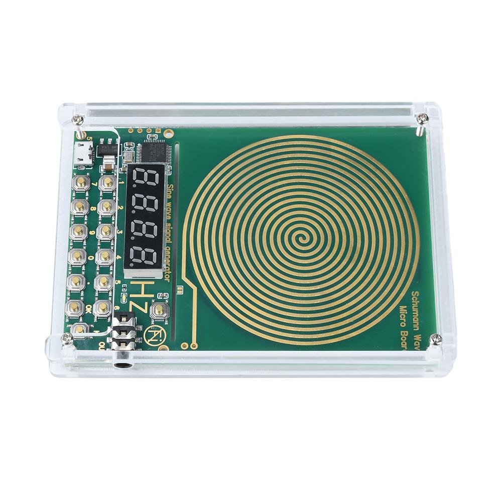 Schumann Generator 0.01Hz~100000Hz Adjustable Frequency Schumann Wave Generator Sine Wave Signal Generator Micro USB