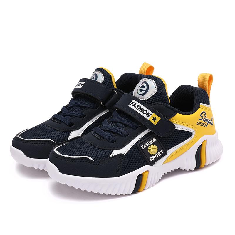 Scarpe sportive per bambini in EVA ultraleggere, traspiranti, in rete e velcro, per primavera e autunno