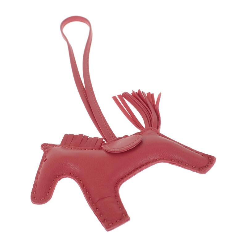 HERMES   Taschenanhänger Rose azare Damen