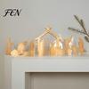 Traditional Holiday Scenes for Kids 13Pcs Wooden Christmas Nativity Scene Set, Mini Holy Family Figurines, Small Religious Collectibles Tabletop
