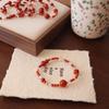 Natural Nanhong Agate Bracelet Freshwater Pearl White Crystal Fashion Women Daily Jewelry Lucky Gift
