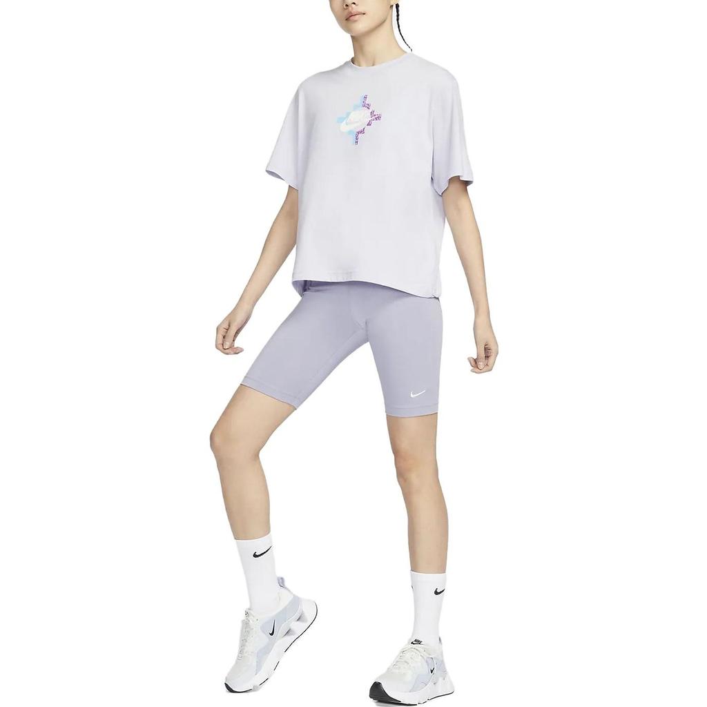 Nike Sportswear Essentials Workout Shorts Women's Mist Gray Blue CZ8527-519