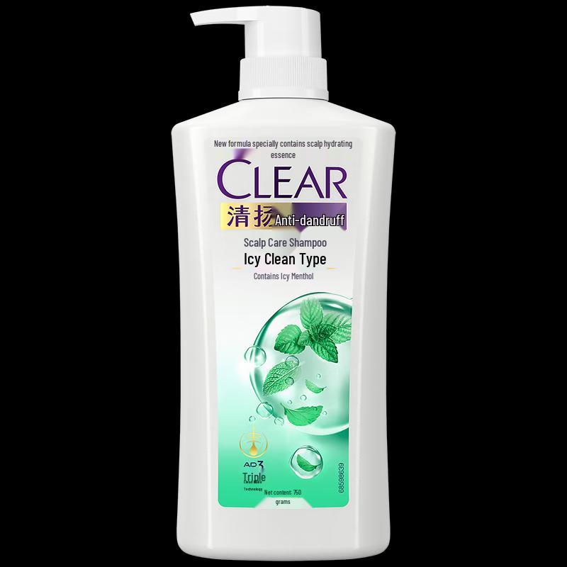 Clear Scalp Anti-Dandruff Icy Mint Amino Acid Shampoo 3x750g