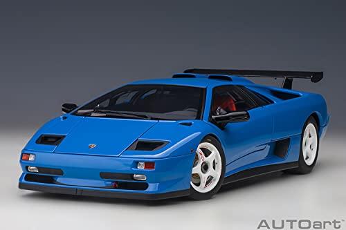 AUTOart 1/18 Scale Lamborghini Diablo SV-R BLU LE MANS (Blue) Finished Model 79148