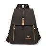 Fashionable Soft Leather Large-capacity Travel Backpack, Dual-purpose Single-shoulder Schoolbag