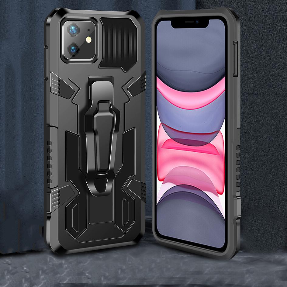 Buy Armor Phone Case for iPhone 13 12 Mini 11 Pro XS Max X XR 8 7 6 6s Plus Holder Clip